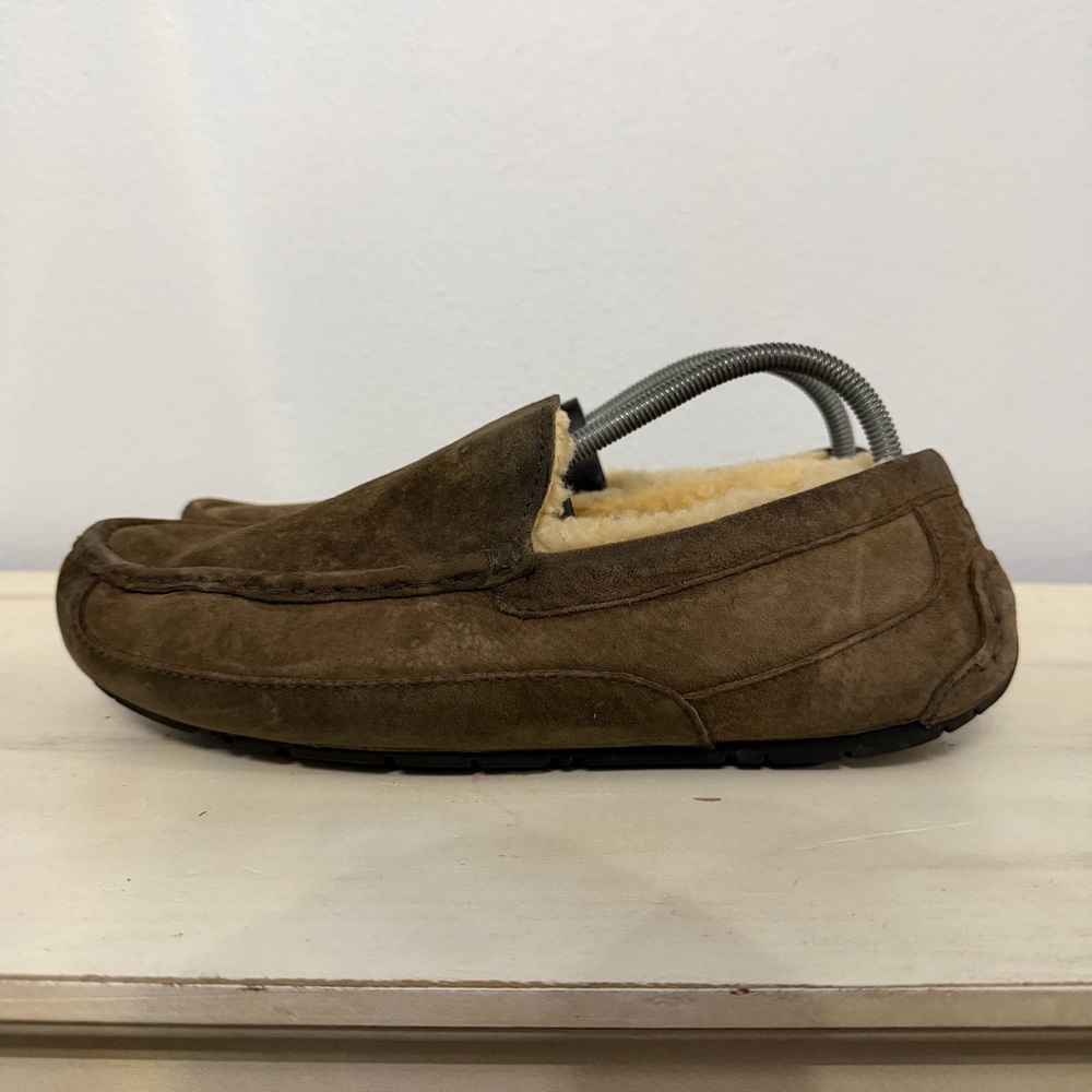 UGG Brown Suede Ascot Loafer Size 10